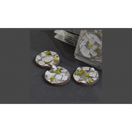 Temple Bases Round 50mm (x3)