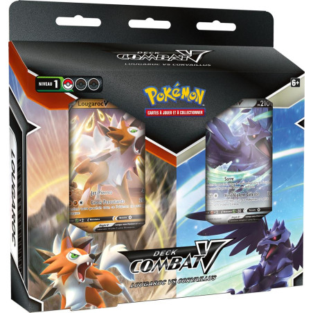 Pokémon Deck Combat - Lougaroc V & Corvaillus V