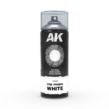 Fine Primer White Spray 400ml - AK