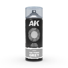 Fine Primer Grey Spray 400ml - AK