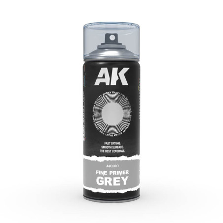 Fine Primer Grey Spray 400ml - AK