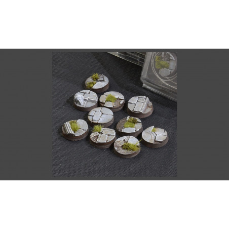 Temple Bases Round 25mm (x10)