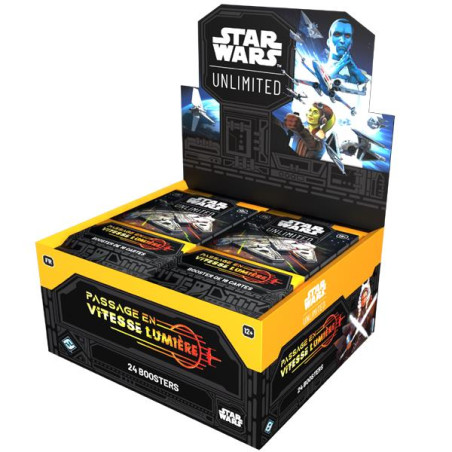 Star Wars Unlimited : Passage en Vitesse Lumière Display de 24 boosters