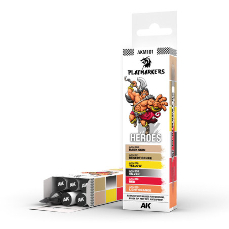 PLAYMARKERS SET - HEROES (6 ref.) - AK