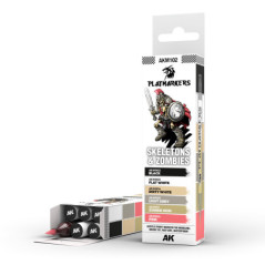 PLAYMARKERS SET - SKELETONS & ZOMBIES (6 ref.) - AK