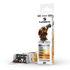 PLAYMARKERS SET - FULL METAL (6 ref.) - AK