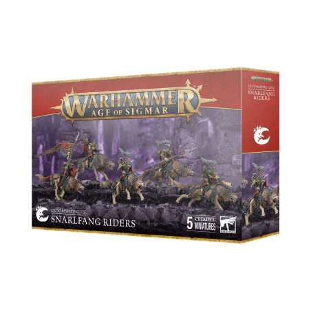 GLOOMSPITE GITZ: SNARLFANG RIDERS VILEBANDE DE CHEVAUCHEURS DE LOUPS