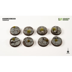 Temple Bases Round 28mm (x8)