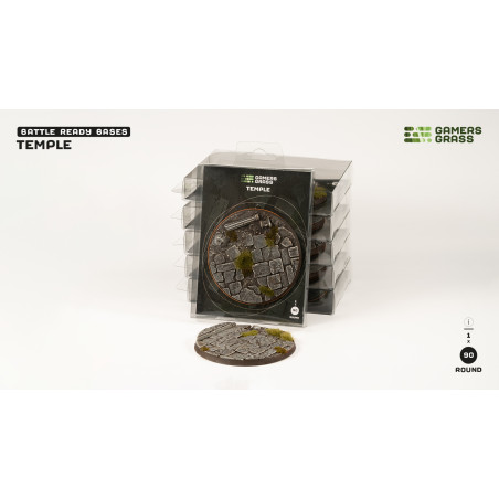 Temple Bases Round 90mm (x1)