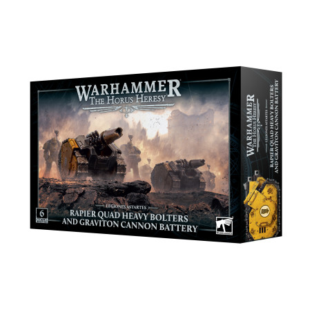 Horus Heresy - Châssis Rapier avec Batteries de Bolter Lourds Gravis et Canons à Gravitons