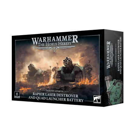 Horus Heresy - Châssis Rapier avec Destructeur Laser et Lanceur Quadruple