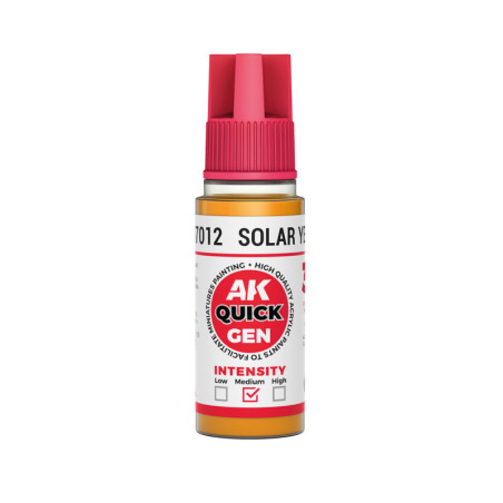 SOLAR YELLOW 18 ml - QUICK GEN SOLAR YELLOW 18 ml - QUICK GEN - AK