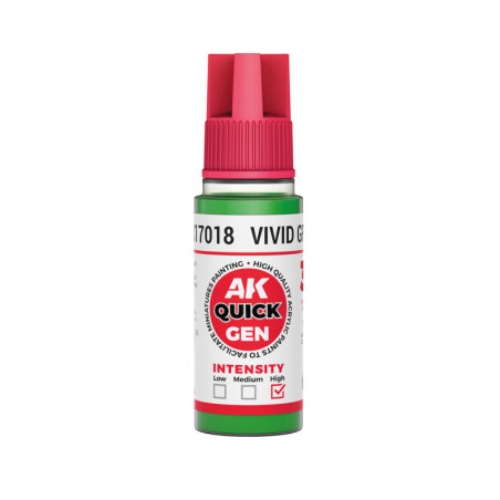 VIVID GREEN 18 ml - QUICK GEN VIVID GREEN 18 ml - QUICK GEN - AK