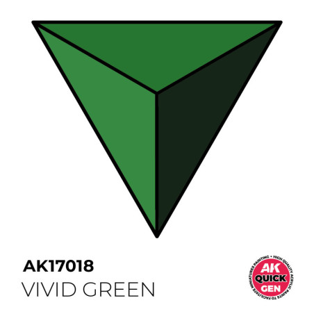 VIVID GREEN 18 ml - QUICK GEN VIVID GREEN 18 ml - QUICK GEN - AK