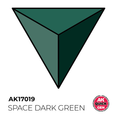 SPACE DARK GREEN 18 ml - QUICK GEN SPACE DARK GREEN 18 ml - QUICK GEN - AK