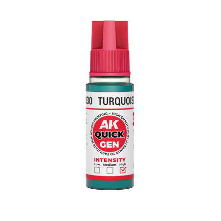 TURQUOISE GREEN 18 ml - QUICK GEN TURQUOISE GREEN 18 ml - QUICK GEN - AK