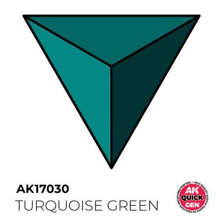 TURQUOISE GREEN 18 ml - QUICK GEN TURQUOISE GREEN 18 ml - QUICK GEN - AK