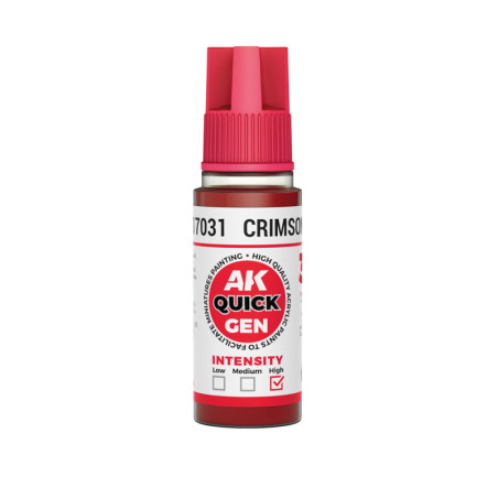 CRIMSON RED 18 ml - QUICK GEN CRIMSON RED 18 ml - QUICK GEN - AK