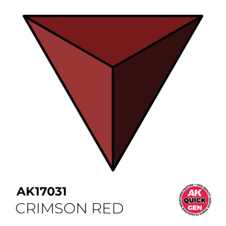 CRIMSON RED 18 ml - QUICK GEN CRIMSON RED 18 ml - QUICK GEN - AK