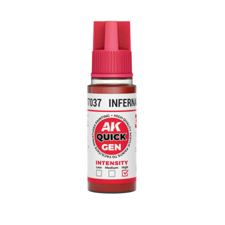 INFERNAL RED 18 ml - QUICK GEN INFERNAL RED 18 ml - QUICK GEN - AK