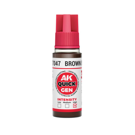 BROWN BLACK 18 ml - QUICK GEN BROWN BLACK 18 ml - QUICK GEN - AK