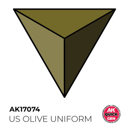 US OLIVE UNIFORM 18 ml - QUICK GEN US OLIVE UNIFORM 18 ml - QUICK GEN - AK