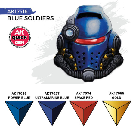 BLUE SOLDIERS (QUICK GEN SET) BLUE SOLDIERS (QUICK GEN SET) - AK