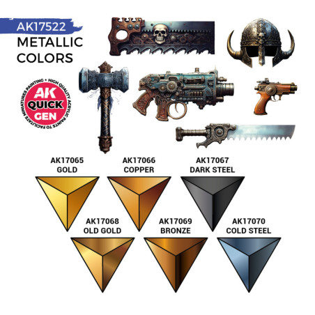 METALLICS (QUICK GEN SET) - AK