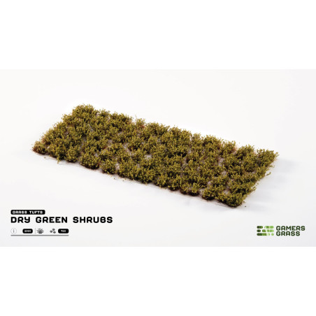 Dry Green Shrubs