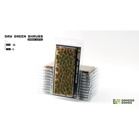Dry Green Shrubs