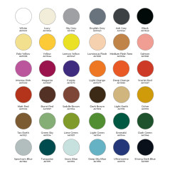 WARGAME PAINT IT ALL BOX 36 COLORS