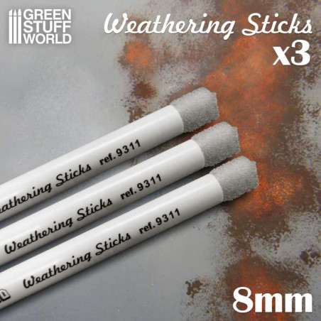 Pinceaux pour Weathering 8mm