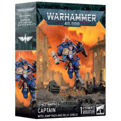 Space Marines - Capitaine avec Réacteur Dorsal et Bouclier Relique