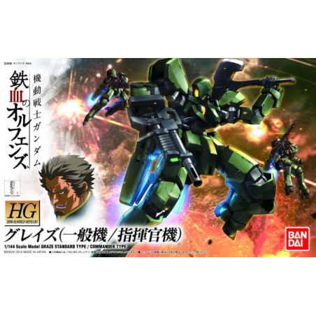 Gundam Gunpla HG 1/144 002 Graze Standard Type / Commander Type