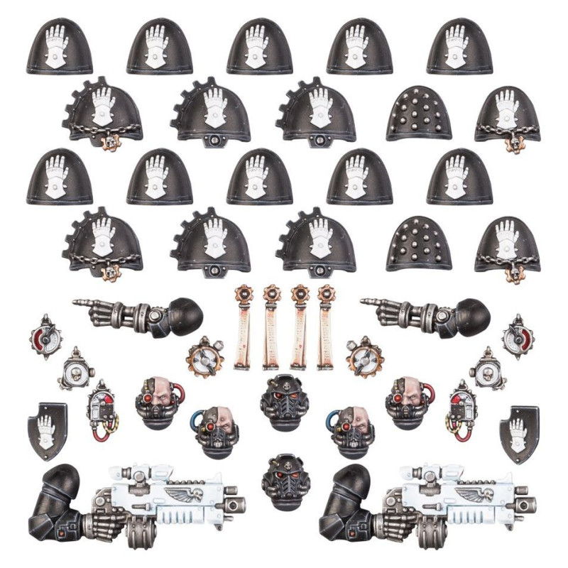 Améliorations et décalcomanies Iron Hands Primaris Améliorations et décalcomanies Iron Hands Primaris