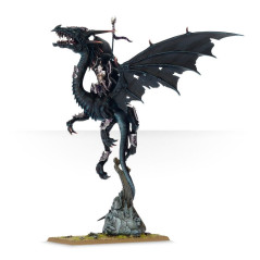 Sorceress on Black Dragon / Dreadlord on Black Dragon