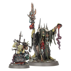 Orruk Warclans - Chamane Vasomancien avec Grot Touilleur