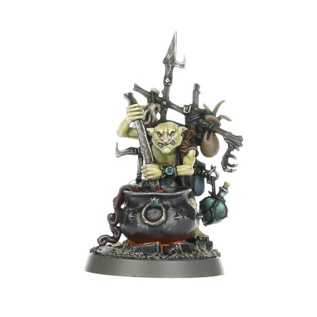 Orruk Warclans - Chamane Vasomancien avec Grot Touilleur