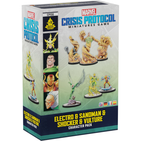 Marvel Crisis Protocol : Electro, Sandman, Shocker & Vulture (Multilingue)