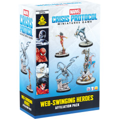 Marvel Crisis Protocol : Pack d'Affiliation Web Swinging Heroes (Multilingue)