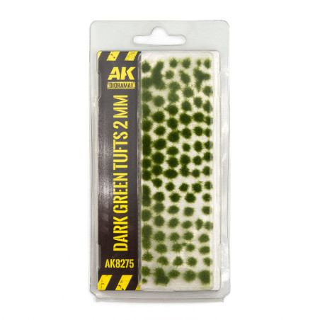 DARK GREEN TUFTS 2MM - AK