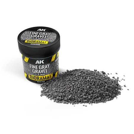 FINE GRAY GRAVEL 1-3 MM 100ML - AK