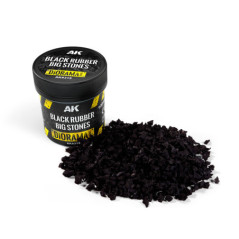 BLACK RUBBER BIG STONES 100ML - AK