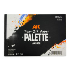 TEAR-OFF PAPER PALETTE 15 SHEETS - AK