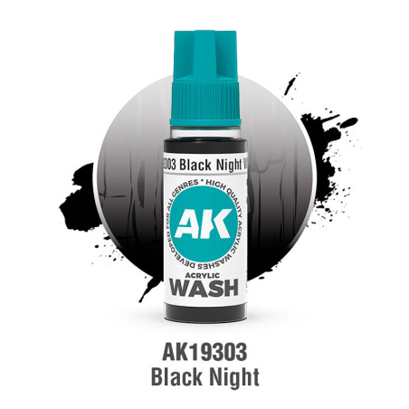 Black Night Wash 18ml - AK