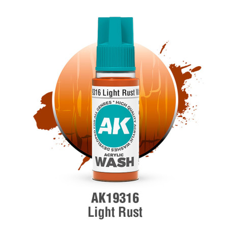 Light Rust Wash 18ml - AK