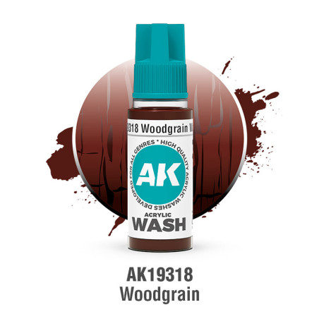 Woodgrain Wash 18ml - AK