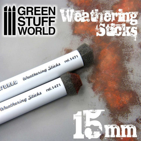 Pinceaux pour Weathering 15mm