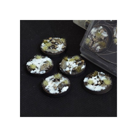 Winter Bases Round 40mm (x5)