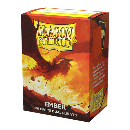 dragon shield100 matt sleeve Ember